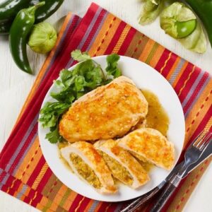 Green Chile & Cheese Stuffed Chicken